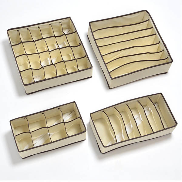 4-part storage box set-beige-2
