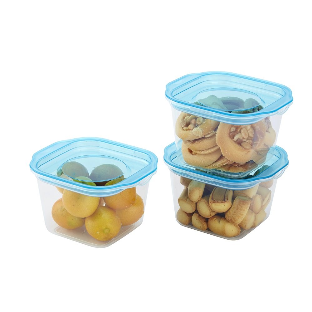 TOO KT-076 280ml Műanyag ételtároló doboz készlet (3 db / csomag) (KT-076)-0