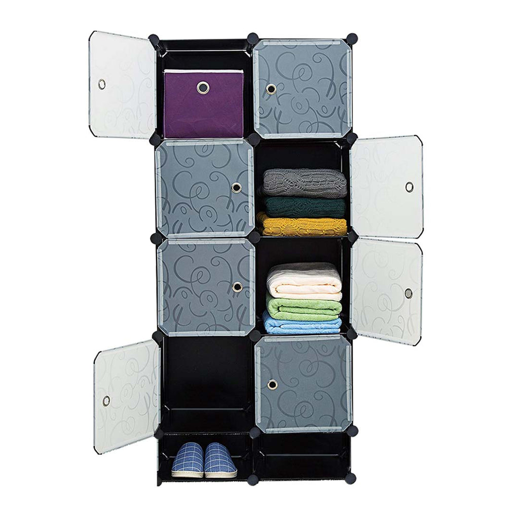 Plastic battery cabinet-black-1