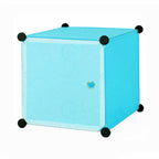 Plastic battery cabinet-blue-2
