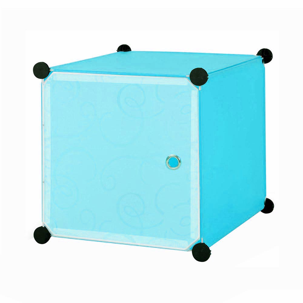 Plastic battery cabinet-blue-2