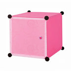 Plastic cabinet with batteries - pink-1