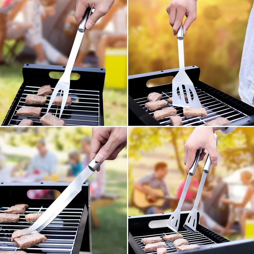 9-piece grill tool set in bag-4