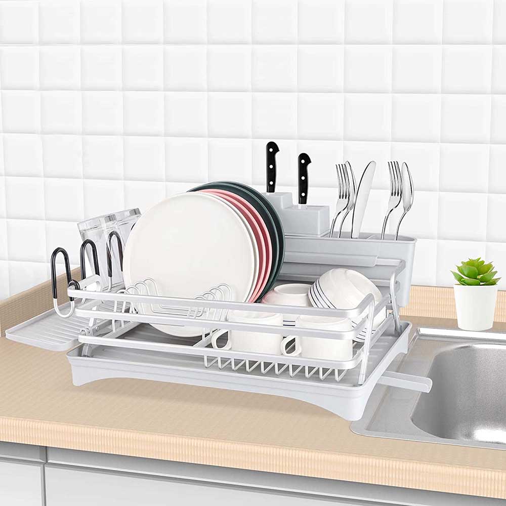 Suszarka do naczyń z tacą ociekową-1