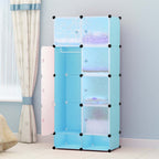 Plastic battery cabinet-blue-3