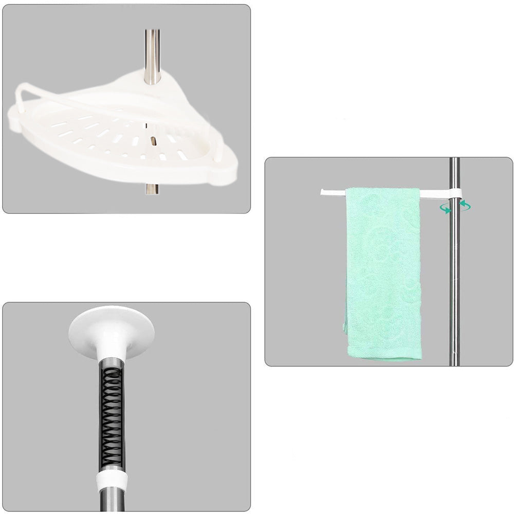 Telescopic bathroom shelf-4