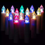 Wireless candle set, 30 pcs., with remote control, in several colors-1